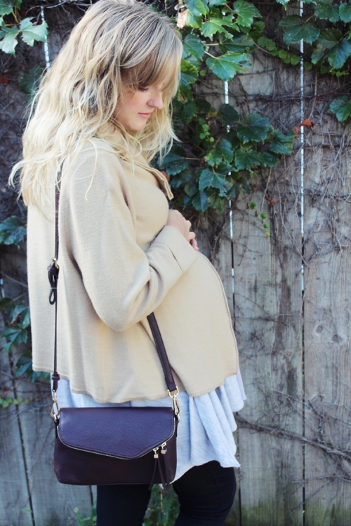 dearly-noted-lifestyle-blog-ootd-pregnancy-fashion-40-weeks-lavender-camel-francescas-free-people-thrift-handm-maternity-fashion-1