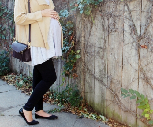 dearly-noted-lifestyle-blog-ootd-pregnancy-fashion-40-weeks-lavender-camel-francescas-free-people-thrift-handm-maternity-fashion-4